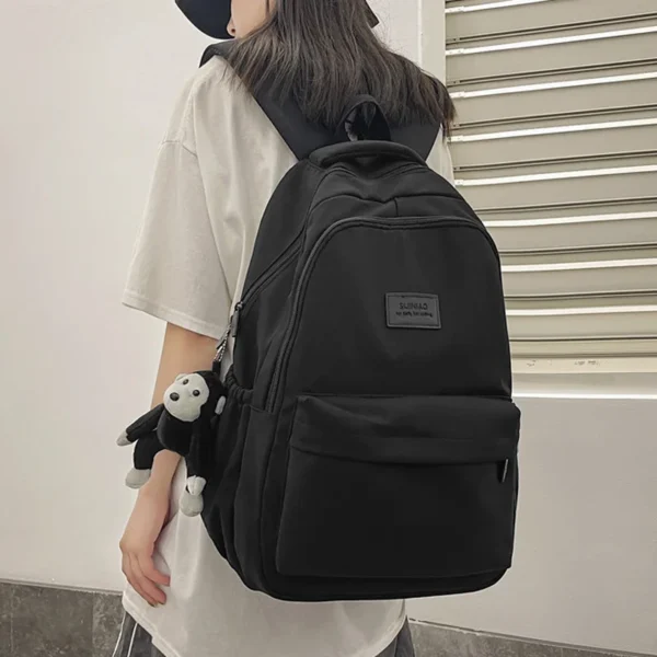 Frauen Rucksack Einfarbig Weibliche Multi-tasche Casual Mann Reisetasche Hohe Qualität Schulranzen für Teenager Mädchen Buch Rucksack 2