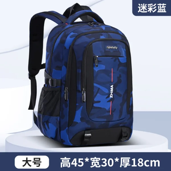 Schultaschen für Teenager-Jungen, hohe Mittelschule, Büchertasche, Schultasche, Reiserucksack, großer Laptop-Rucksack für den Schulanfang 5