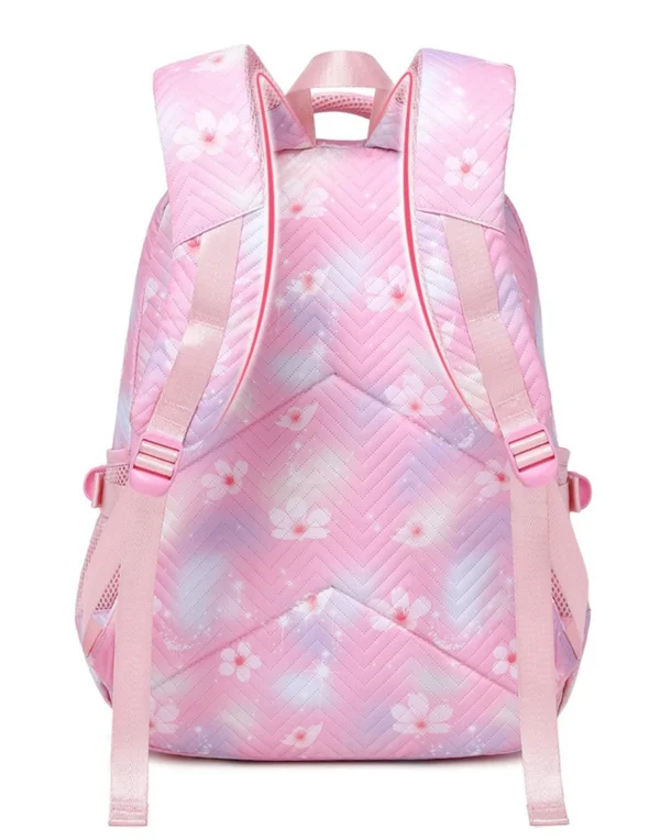 Lilo Stitch Rucksack mit großem Fassungsvermögen, Tagesrucksack, leichte Schultasche, lässiger Reiserucksack für Damen und Mädchen, Stift-Lunchtaschen 4