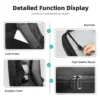 HK Herren Designer Laptoptasche Wasserdichte Schultaschen für College Jungen Männlich Business Sport Reiserucksack Männer mit USB-Aufladung 6