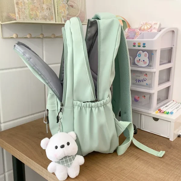 Japanischer Schulrucksack groß Mädchen Jungen, minimalistisches Design 6