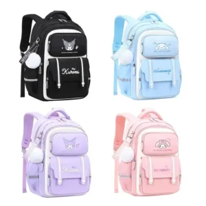 Sanrioed Anime Kuromi Melodie Cinna moroll Pochacco große Kapazität Rucksack niedlichen Schult asche Cartoon Student Umhängetasche Geschenk