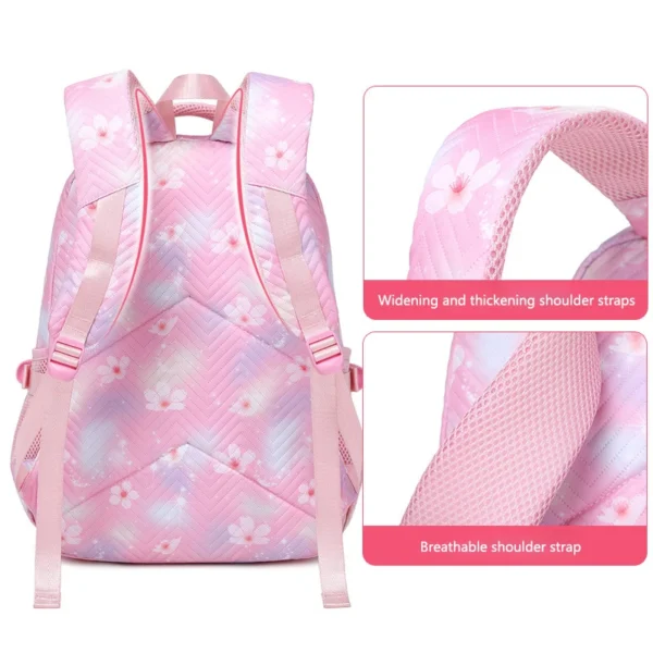 Disney Lilo Stitch Rucksack für Mädchen, Schulanfang, Büchertasche, Kind, Teenager, Studenten, Mochila, wasserdichter Damen-Rucksack, Laptoptasche 5
