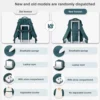 Reiserucksack Kurzstreckenflugzeug Ryanair Kabinentasche 40x20x25 Rucksack Damen Herren Freizeit Schule Laptoptasche Handgepäck 6