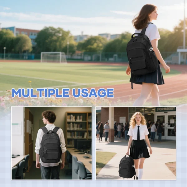 Rucksack für Teenager, Mädchen, Jungen, Mittelschüler, Reiserucksack, hoher Mädchenrucksack, lässiger Tagesrucksack, Rucksack für die Schule 6