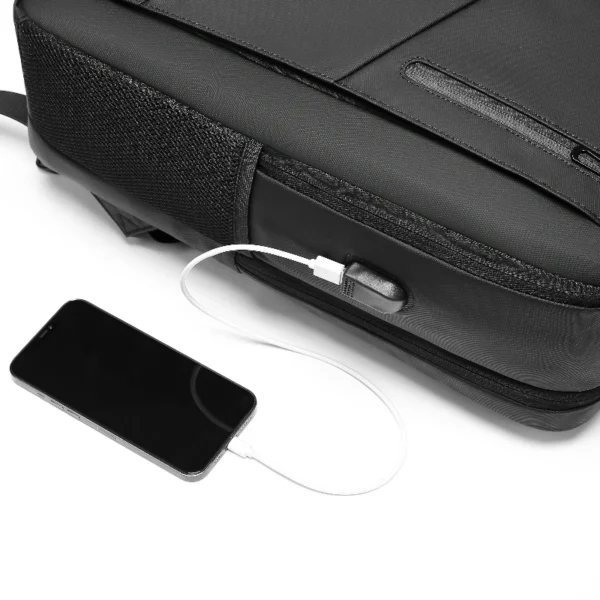 XOKY Business-Reiserucksack, erweiterbar, großer Rucksack, USB-Aufladung, modischer Rucksack für Herren, 15,6-Zoll-Laptop-Rucksack 2051 4