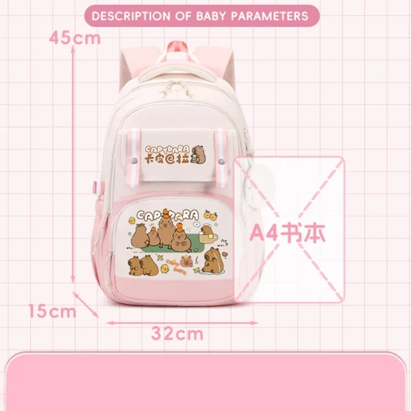 Disney Stitch Mode Wasserdichter Rucksack für Studenten Anime Buchstabe A-Z Druck Schultasche Jungen Mädchen Buch Aufbewahrungstasche Geschenke 6