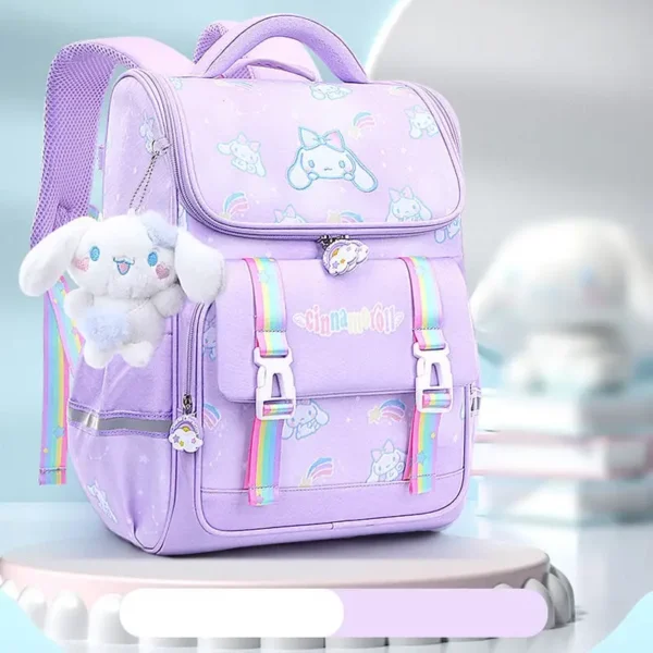 Sanrioed Cinna moroll Anime niedlich große Kapazität Kinder Rucksack Schult aschen Student Cartoon Umhängetasche Reise geschenk für Freund 3