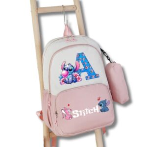 Disney Stitch Kinderrucksack – Wasserabweisend, große Kapazität, niedliches Design für Jungen & Mädchen