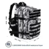 LHI 45L Taktischer Rucksack für Männer und Frauen, große Sportler-Sporttasche, Outdoor-Sport, Wandern, Überleben, Rucksack mit Flaschenhalter 3