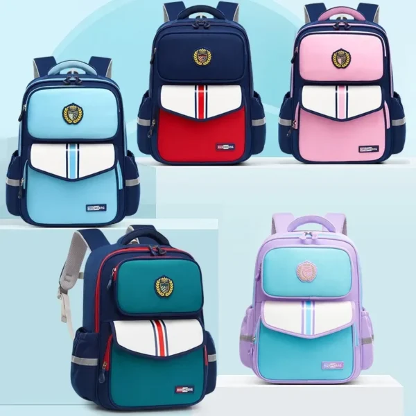Kinderrucksack Kinder Schultaschen Mädchen Jungen Orthopädischer Schulrucksack Wasserdichter Grundschulrucksack Büchertasche 6