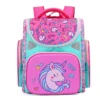 Neue 2022 Mädchen Schule Rucksack Orthopädische 3D Einhorn Muster Jungen Buch Tasche Grundschule Taschen Mädchen Rucksack Mochila Escolar 2