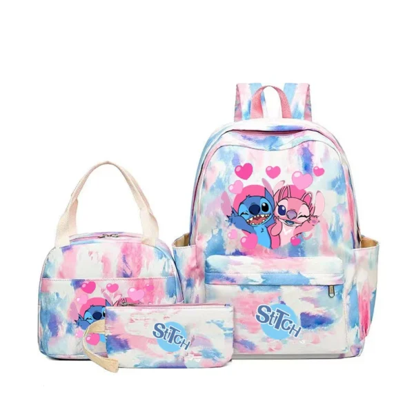 3-teiliger Rucksack mit großem Fassungsvermögen, Cartoon-Anime-Schultasche, Kinder- und Mädchen-Reiserucksack mit Lunchtasche und Federmäppchen 5