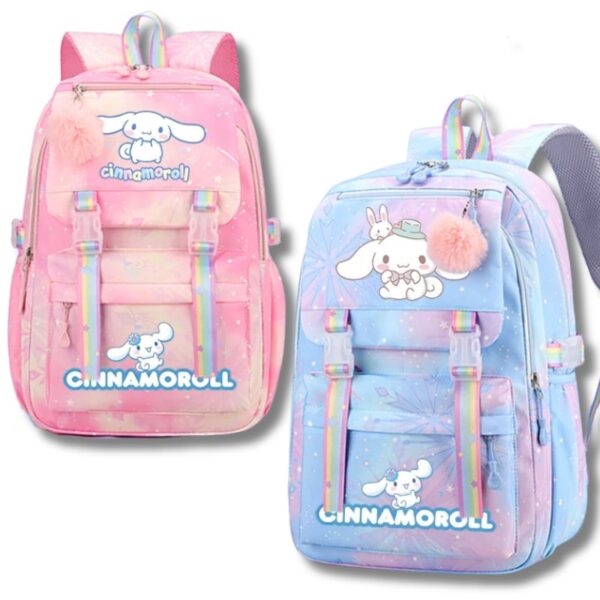 Sanrio Cinnamoroll Rucksack – Große Kapazität für Schule & Freizeit