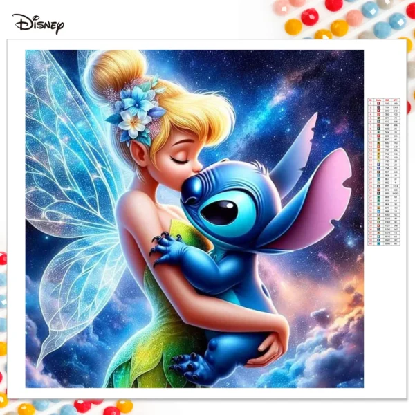 Disney Diamant Mosaik Elf Malerei Stich Kreuz stich Bild Strass Stickerei Cartoon volle Runde Neuankömmling Handwerk 1