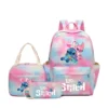 3-teiliger Rucksack mit großem Fassungsvermögen, Cartoon-Anime-Schultasche, Kinder- und Mädchen-Reiserucksack mit Lunchtasche und Federmäppchen 2