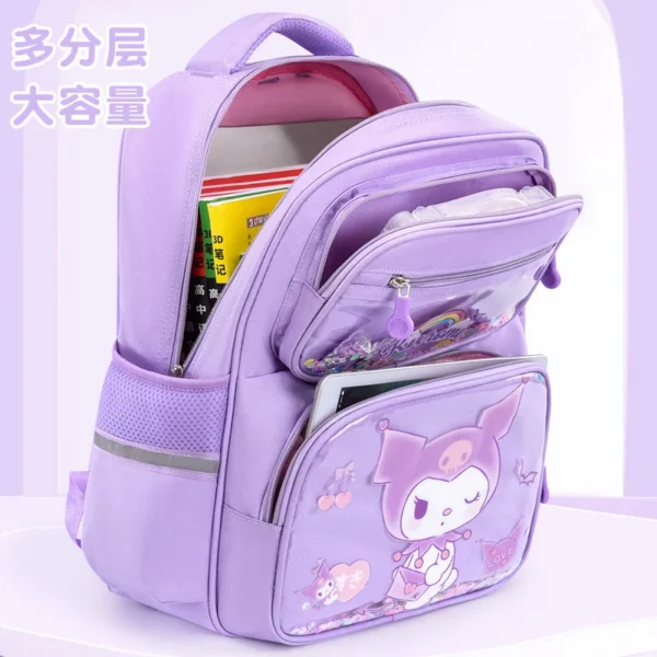Kinder niedlichen Rucksack große Schult aschen Studenten große Kapazität leichte Mädchen Kinder Kuromi Sanrio Melodie Kawaii Cinna moroll 4