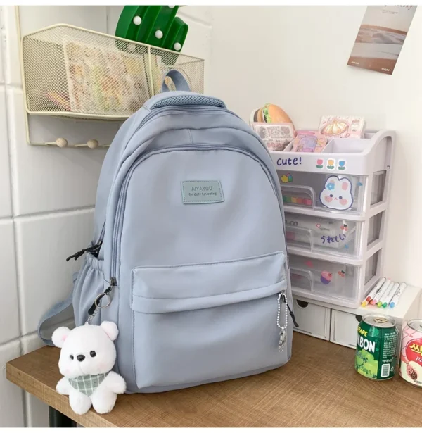 Japanischer Schulrucksack groß Mädchen Jungen, minimalistisches Design 4