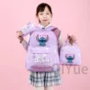 Disney Lilo Stitch Rucksack-Set für Mädchen, Teenager, Studenten, Schulanfang, Rucksack, Damen-Rucksack, Meerjungfrau-Stil, Lunchtasche, Federmäppchen 4