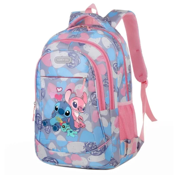 Lilo & Stitch Disney Damen Große Schultasche Studentenrucksack Mädchen Büchertasche Tasche Teenager Rucksack Schultasche Rucksack Mochila 6
