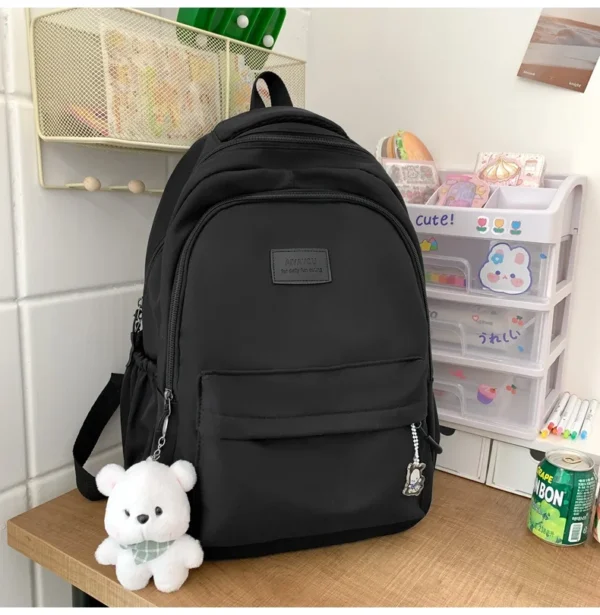Japanischer Schulrucksack groß Mädchen Jungen, minimalistisches Design 5