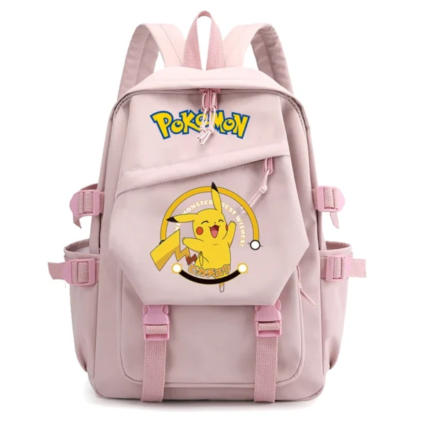 Anime Pokemon Pikachu Student Kawaii Rucksack Kaisen Leichte Taschen Rucksack für Jungen Mädchen Kinder Zurück zur Schule Schultasche 4