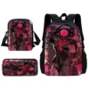 Stück Set Skibidi Toilette Toilette Schulkind Schulrucksack mit Umhängetasche Bleistiftbeutel Schultaschen für Jungen Mädchen Bestes Geschenk