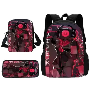 Stück Set Skibidi Toilette Toilette Schulkind Schulrucksack mit Umhängetasche Bleistiftbeutel Schultaschen für Jungen Mädchen Bestes Geschenk
