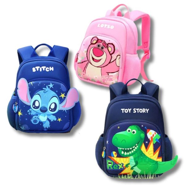 Disney Luxus-Kinderrucksack – 3D Cartoon-Schultasche für Jungen & Mädchen