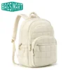 BAGSMART Laptop-Taschen, College-Freizeitrucksack für Damen, gesteppt, klein, Computer-Büchertasche, wasserabweisend, 15,6 Zoll Notebook-Tasche