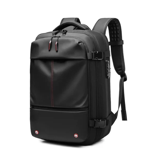 Männer Reiserucksack Vakuumkompression 17-Zoll-Laptop-Rucksack Business Schulrucksack mit großer Kapazität Erweiterter Wanderrucksack 5