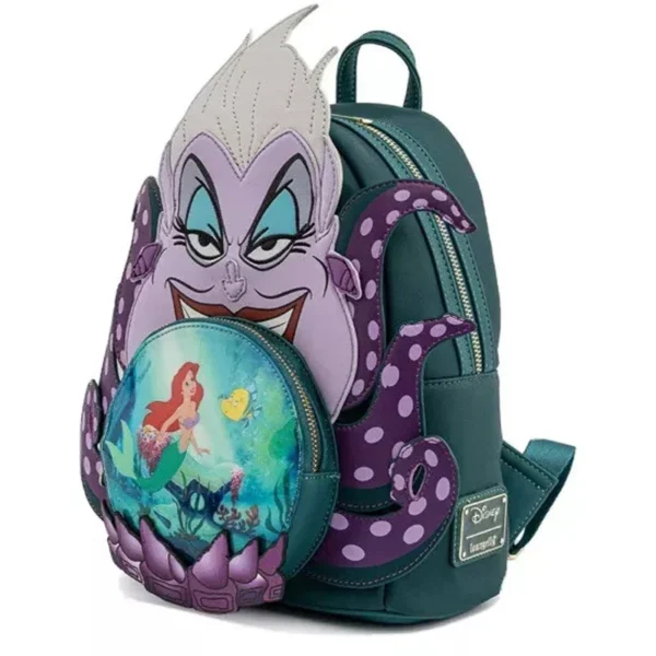 Kindertasche Schurken Szenen Ursula Kristallkugel Mini-Rucksack Die kleine Meerjungfrau Rucksack für Kinder 3