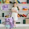 Rollrucksack für Mädchen, Kinderrucksack mit Rollen, Rucksack für Grundschüler, Handgepäck, Büchertasche mit Rollen 6