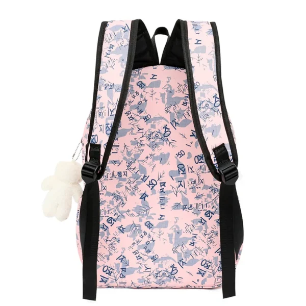 Dropshipping 3 teile/satz Schule Tasche Rucksäcke Schul Mode Kinder Schöne Rucksack für Kinder Mädchen Tasche Student Mochila Sac 5