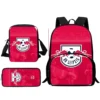 Kinderrucksäcke Fußball RB L-LeipzigS Umhängetasche Federmäppchen Schüler Schultaschen mit großer Kapazität für Jungen Mädchen Bestes Geschenk