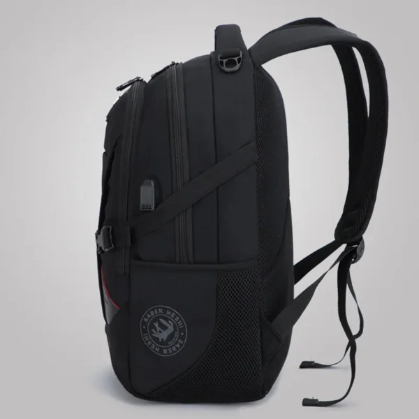 Männer Multifunktions USB Lade Mode Business Casual Reise Anti-Diebstahl Wasserdicht 17 Zoll Laptop Rucksack Schultasche 3