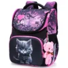 Ortho pä dische Schule Rucksack für Mädchen Cartoon Katze Grundschule Klasse 1 Schüler Taschen Kinder Schulranzen weibliche Bücher tasche 7-9 Jahre