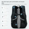 Schultaschen für Teenager-Jungen, hohe Mittelschule, Büchertasche, Schultasche, Reiserucksack, großer Laptop-Rucksack für den Schulanfang 4