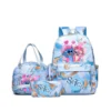 3-teiliges Rucksack-Set mit Stichdruck, mit Tragetasche und Tasche, großer, leichter und atmungsaktiver Outdoor-Rucksack 4