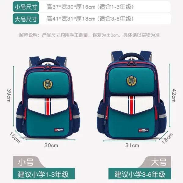 Kinderrucksack Kinder Schultaschen Mädchen Jungen Orthopädischer Schulrucksack Wasserdichter Grundschulrucksack Büchertasche 5