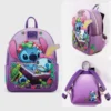 Disney Loungefly Rucksack Lilo & Stitch Rucksack Niedlicher Cartoon-Mädchen-Rucksack Grundschulrucksack als Geschenk für Freundin