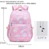 Neue Lilo Stitch Büchertasche für Mädchen, niedlich, bedruckt, große Kapazität, Studentenrucksack, trendige Schultasche, leichte modische Reisetasche 6