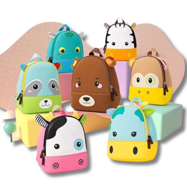 3D Tier-Rucksack für Kinder – Mini-Schultasche für Kindergarten