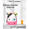 Mode Kinder Schultaschen 3D Biomimetic Tier Kinder Rucksack Kindergarten Jungen und Mädchen Schultaschen Mini Rucksack Büchertasche 6