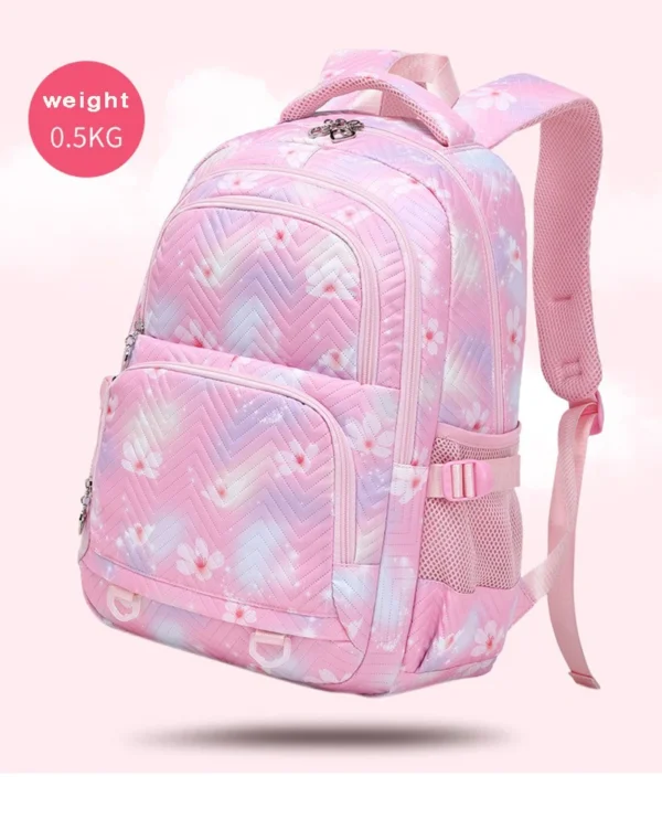 Lilo Stitch Rucksack mit großem Fassungsvermögen, Tagesrucksack, leichte Schultasche, lässiger Reiserucksack für Damen und Mädchen, Stift-Lunchtaschen 6