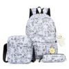 Dropshipping 3 teile/satz Schule Tasche Rucksäcke Schul Mode Kinder Schöne Rucksack für Kinder Mädchen Tasche Student Mochila Sac 2