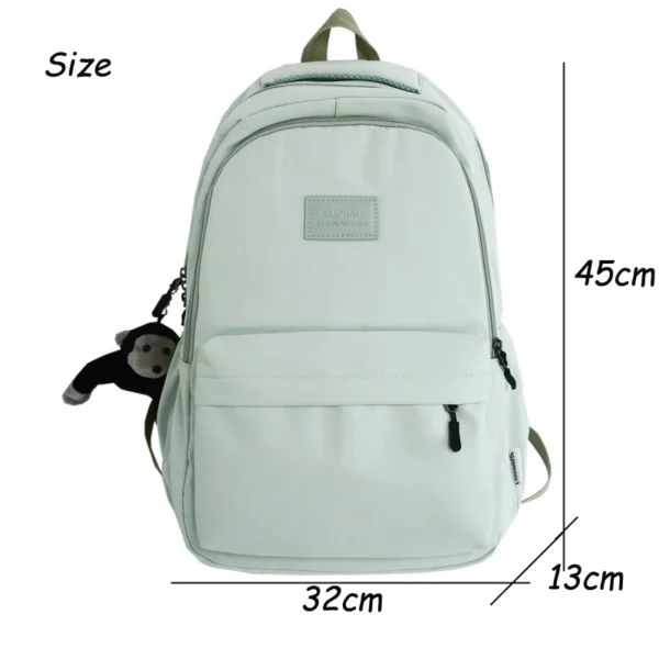 Frauen Rucksack Einfarbig Weibliche Multi-tasche Casual Mann Reisetasche Hohe Qualität Schulranzen für Teenager Mädchen Buch Rucksack 3