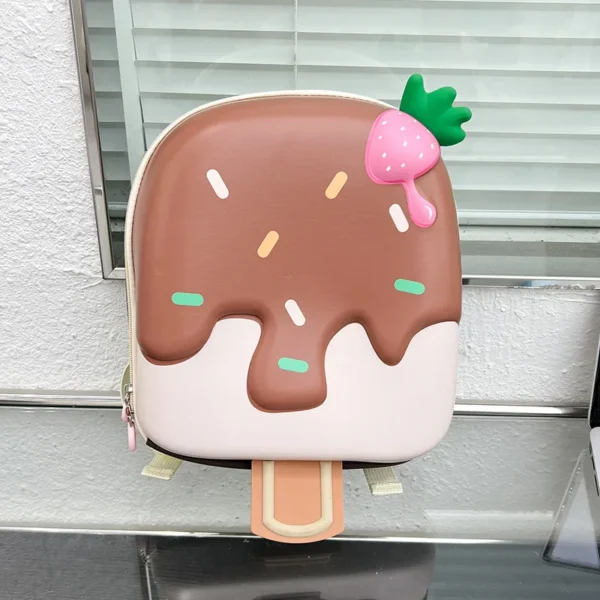 2024 neue Koreanische Version Eis Form kinder Rucksack Kindergarten Schul 3-5 Jahre Alte Jungen Mädchen Nette kinder Tasche 6
