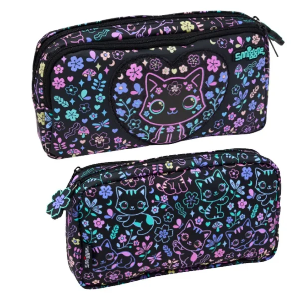 Neue Kinder Heißer Verkauf Schul Weibliche Nette Hochwertige Schwarze Katze Blume Bleistift Fall Mittagessen Tasche Trolley Tasche Zurück zu Schule 6