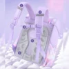 Sanrioed Anime Kuromi niedlichen Kinder Rucksack Schüler Schulkinder Briefpapier Schult aschen Cartoon große Kapazität Umhängetasche Geschenk 4